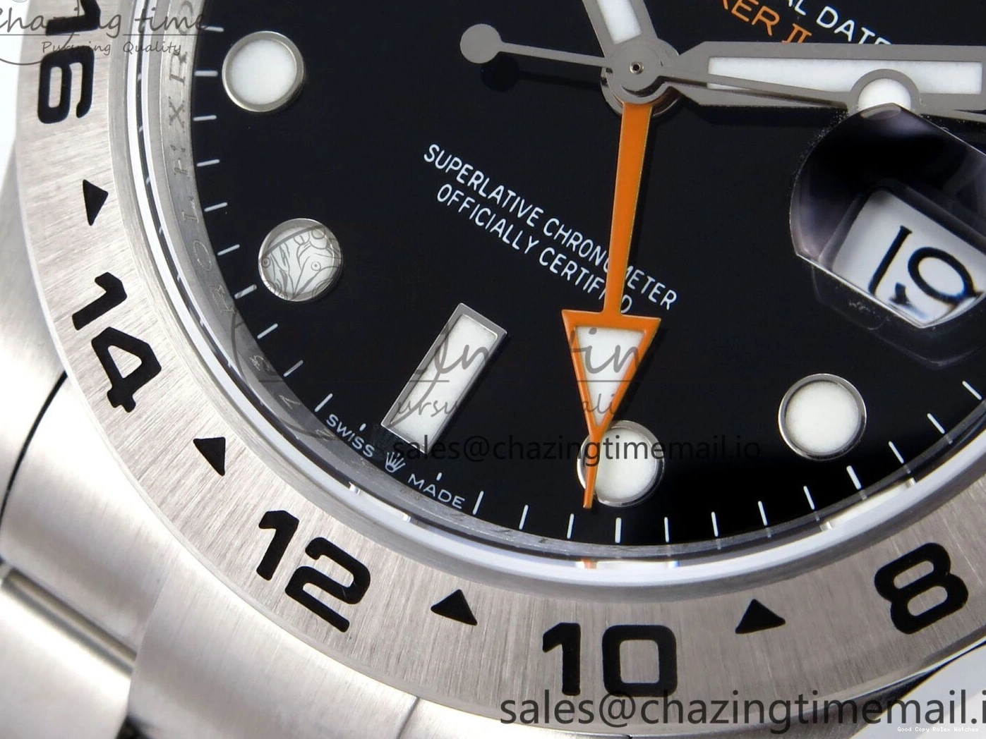 Good Copy Rolex Watches 1:1 Bracelet Explorer 226570 Black Comfortable on Dial CHS Best 906 42mm SH3285-2 904L QF Edition II SS 0120